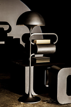 Nada Side Table, Black Metal