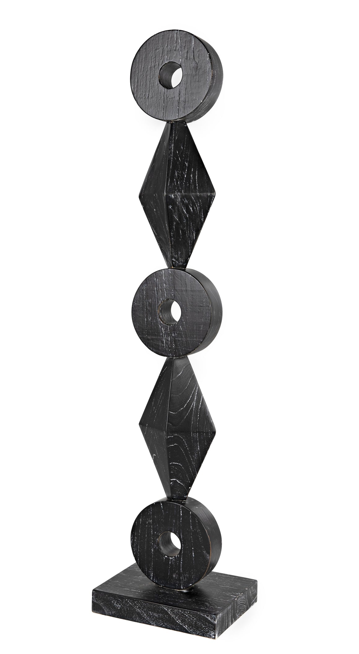 Totem Sculpture, Cinder Black