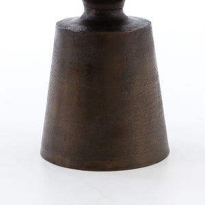 Cruz Round End Table - Antique Rust