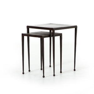 Dalston Nesting End Tables - Antique Rust