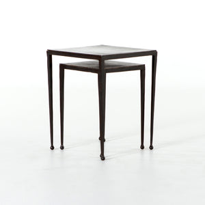 Dalston Nesting End Tables - Antique Rust