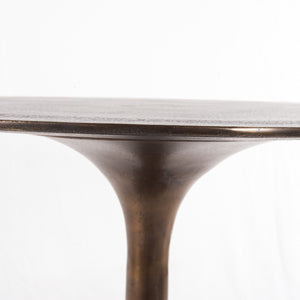 Tulip Side Table - Antique Rust