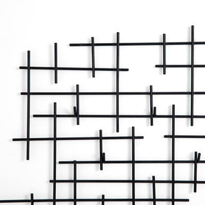 Crossin Coat Rack-Iron Matte Black