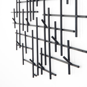 Crossin Coat Rack-Iron Matte Black