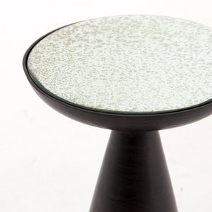 Marlow Mod Pedestal Table - Brushed Bronze