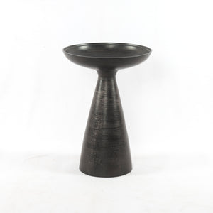 Marlow Mod Pedestal Table - Brushed Bronze