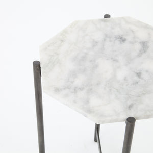 Adair Side Table - Hammered Grey