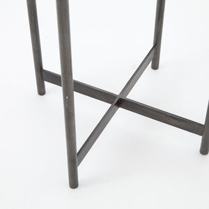 Adair Side Table - Hammered Grey