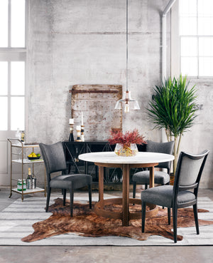 Felix Small Bar Cart - Marble & Brass