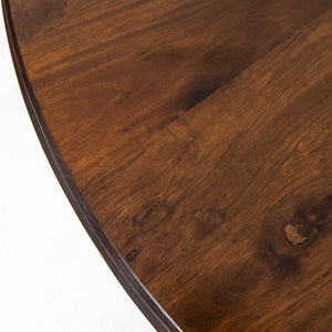 Magnolia - Magnolia Round Dining Table-60"-Dark Oak