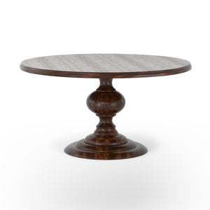 Magnolia - Magnolia Round Dining Table-60"-Dark Oak