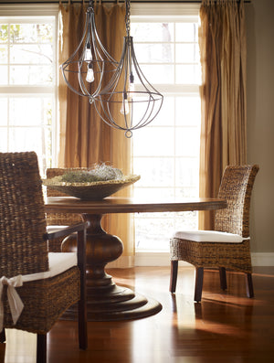 Magnolia - Magnolia Round Dining Table-60"-Dark Oak