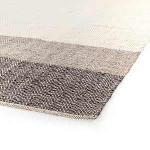 Color Block Chevron Rug, 9X12'