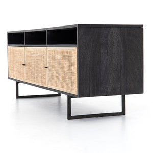 Carmel Media Console-Black Wash