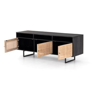 Carmel Media Console-Black Wash