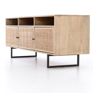 Carmel Media Console-Natural Mango