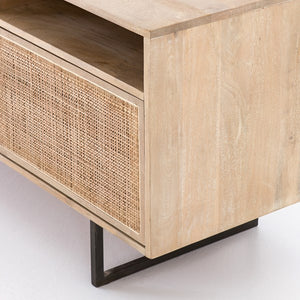 Carmel Media Console-Natural Mango