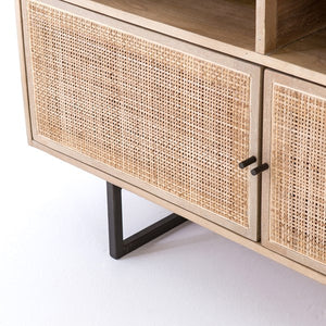 Carmel Media Console-Natural Mango
