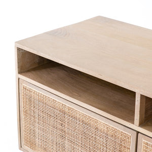 Carmel Media Console-Natural Mango