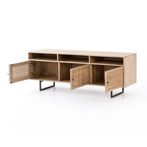 Carmel Media Console-Natural Mango