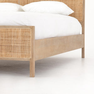 Sydney King Bed-Natural