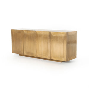 Freda 3 Door Lux Sideboard - Aged Brass