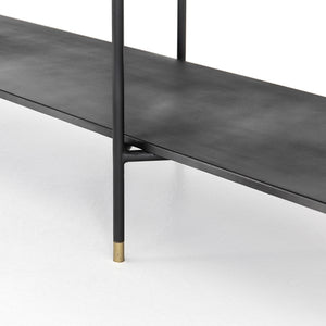 Vito Bookshelf-Distressed Iron