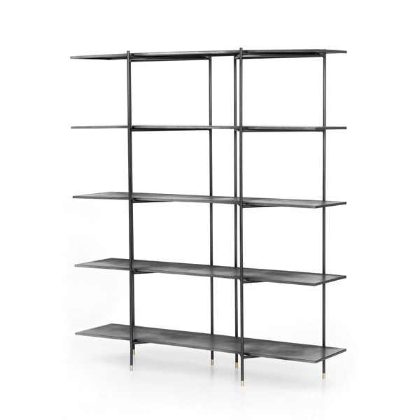 Vito Bookshelf-Distressed Iron