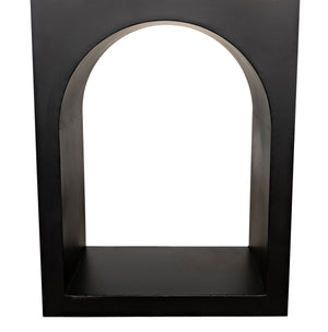 Aqueduct Bookcase, A, Black Metal