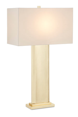 Currey and Company Whistledown Table Lamp - Brass