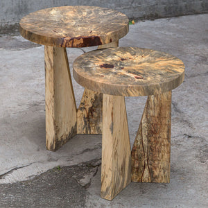 Nadette Natural Nesting Tables, S/2