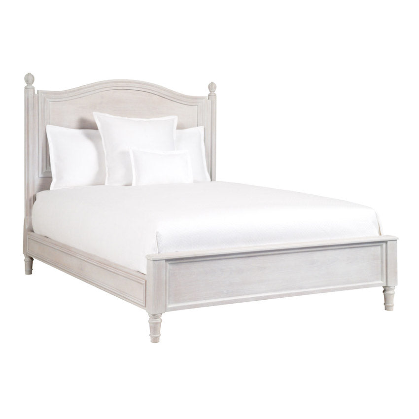 Isabella Luxe Wood Panel Bed Available in 4 Sizes Scenario Home