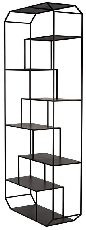 Marquise Bookcase  Black Metal