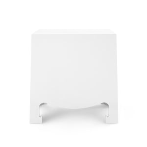 3-Drawer Side Table in White | Jacqui Collection | Villa & House