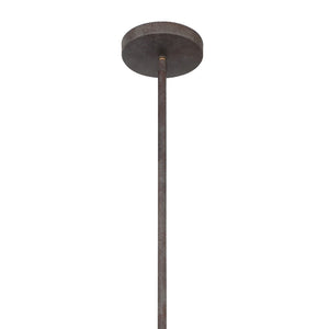 Jasmine 1 Light Forged Bronze Pendant