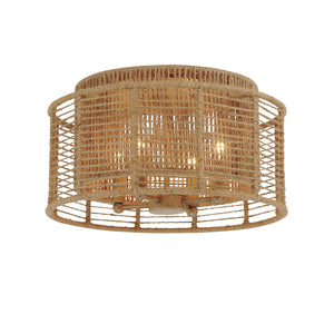 Jayna 4 Light Burnished Silver Ceiling Mount