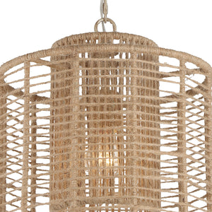 Jayna 1 Light Burnished Silver Pendant