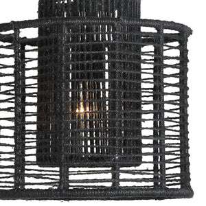 Jayna 1 Light Matte Black Pendant