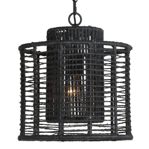 Jayna 1 Light Matte Black Pendant