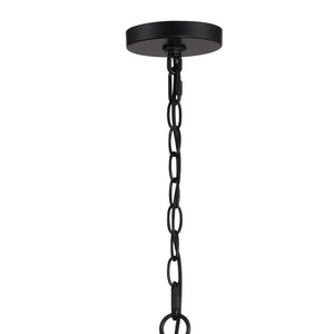 Jayna 4 Light Matte Black Chandelier