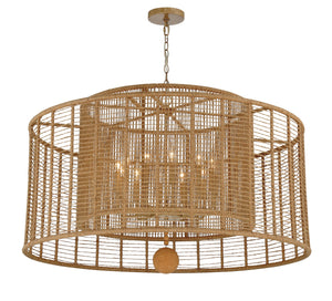 Jayna 12 Light Burnished Silver Chandelier
