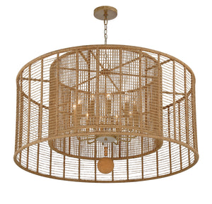Jayna 12 Light Burnished Silver Chandelier