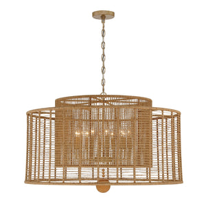 Jayna 12 Light Burnished Silver Chandelier