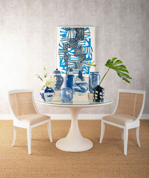 Tall Vase - Blue and White | Caspian Collection | Villa & House