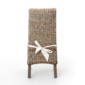 Banana Leaf Chair With Cushion - Grey Wash