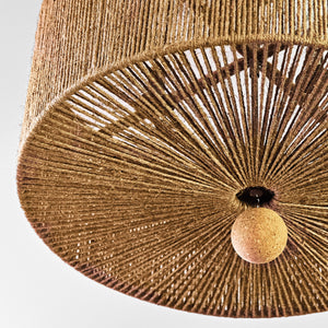 Jessa 5 Light Burnished Silver Pendant