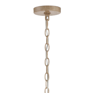 Jessa 5 Light Burnished Silver Pendant