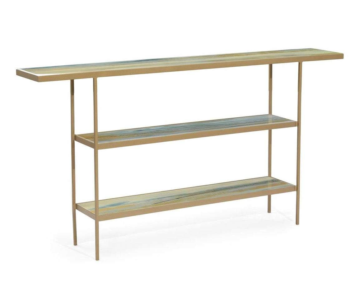 Austin A. James' Concord Three-Tier Sofa Table