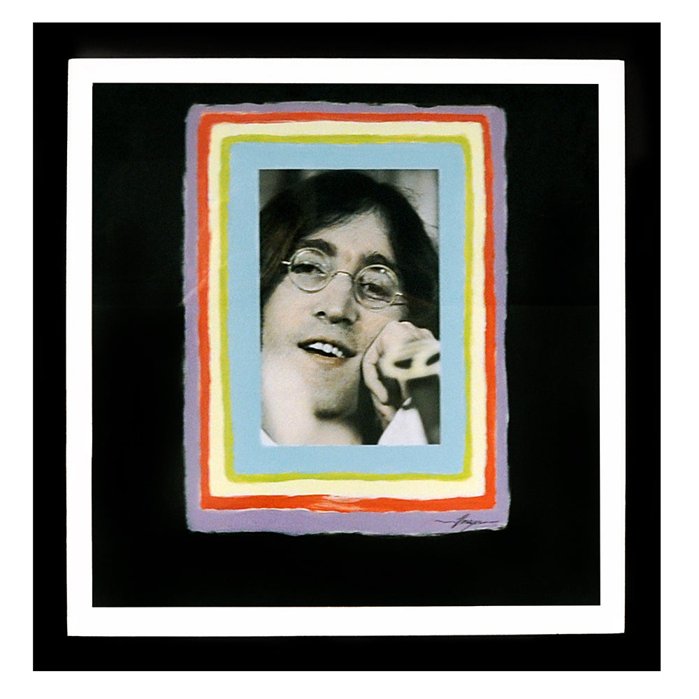 Worlds Away Framed Wall Art – John Lennon Color