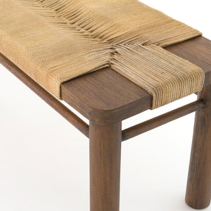 Shona Bench - Russet Mahogany Vintage Cotton